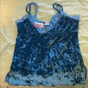 Womens Blue Top Size M